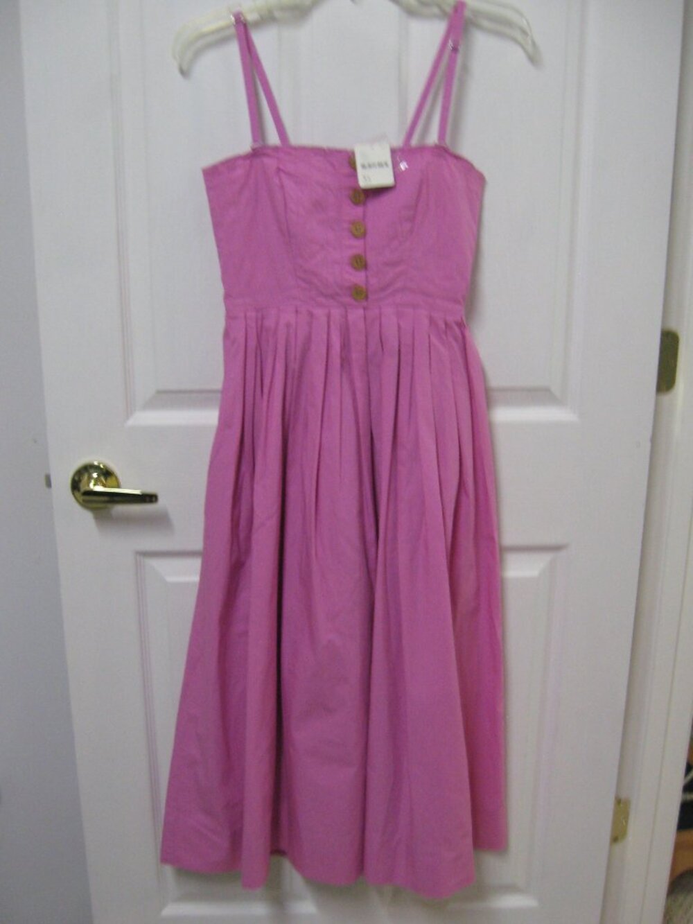 NWT Free People Light Purple Long Cotton Dress Size XS